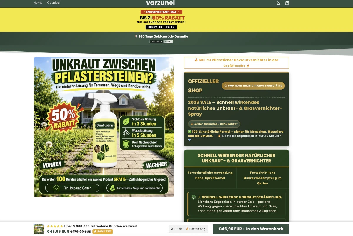 Unkraut für immer weg? Was hinter den Wundermitteln aus der Onlinewerbung steckt
