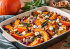 Ofenkürbis mit Salbei und Feta