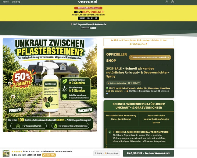 Unkraut für immer weg? Was hinter den Wundermitteln aus der Onlinewerbung steckt